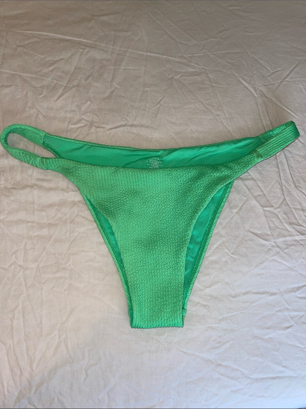 Monday Swimwear Aloe Crinkle Bikini Bottom